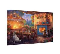Animal Piece Jigsaw Puzzle 1500 Jigsaw Puzzles for Adults Spend One's Holidays ImpossiblePuzzle Challenging High Difficulty Activity,Gift Box Packaging,Great Gift Idea for Family Friends 87x57CM -142y