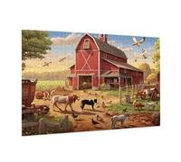 Animal Piece Jigsaw Puzzle 3000 Jigsaw Puzzles for Adults Farm Impossible Puzzle Challenging High Difficulty Family Activity with Gift Box Packaging, Great Gift Idea for Family Friends 81x122 CM -192y