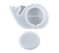 Animal Piggy Bank Resin Silicone Mold Money-Saving Box Hippo Elephant for Home Decor Jewelry Holder Resin Molds Silicone