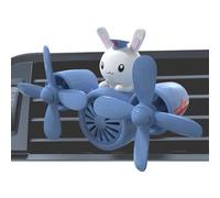 Animal Pilot Car Decoration - Rotative Propeller Ventilation , Bear Pilot Design | Aromatherapy - Air Deodorizer, Air Outlet Clip for Intric Decoration of the Car Ventilation Propeller is Fun