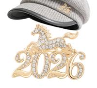 Animal Pins Year of the Horse Chic Rhinestone Decorations