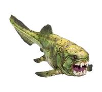Mojo Toy Figure Dunkleosteus - Realistic Prehistoric Jurassic Model, Dark Brown PVC 19x19x4cm