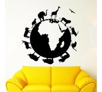 Animal Planet Earth Wildlife Wall Stickers Natural Vinyl Wall Stickers Children's Room Bedroom Living Room Stickers