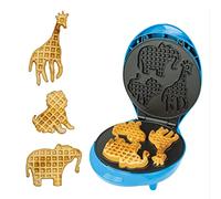 Global Gizmos Safari Animal Shaped Waffle Maker, Blue
