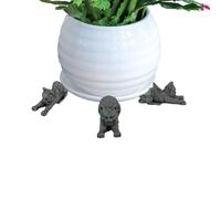 Animal Plant Pot Feet | Cat Planter Feet - Cat Mice Bunny Squirrel Pot Feet for Outdoor Planter, Pot Feet Planter Risers, Animals Pot Feet