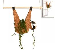 Animal Plant Stand - Crochet Plant Hanger Gift for Pots | Home Decoration with Wall Planter, Ideal for Indoor Plant Lovers