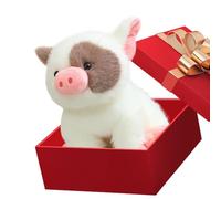 Animal Plush - 8 Inch Soft Figure Stuffed Toy Pillow for Kids Adults | Premium PP Cotton Cuddly Character Doll Comforting Hug Gift for Girls Boys Girlfriend Valentine Birthday Bedroom Sofa Car