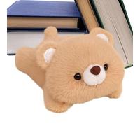 Animal Plush Doll | Cuddly Small Stuffed Animal Ornament - Desk Decoration, Plush Bear Model, Cheerful Face Details, Living Room, Bedroom, Table, Study Room, Children's Room, Child, Jun
