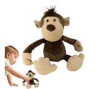 Animal Plush Set, Elephant Monkey Lion Plush, Jungle Animals Toy, Soft Cuddly Cushion, Safari Plush Animal Collection, Huggable Zoo Friends, Cute Fabric Plush for Toddlers, Wildlife