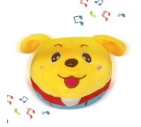 Animal Plush Sound Toy - USB Rechargeable Electronic Ball, Interactive Dog Toy, Moving Plush Bounce | Funny Talking Music Pet Ball