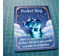 Animal Pocket Hug Gifts,Mini Resin Animal Hug Token,Cute Pocket Hug Turtle Keepsake with Positive Cards, Inspirational Comfort Keepsake,Little Emotional Support Gift for Birthday Thanksgiving