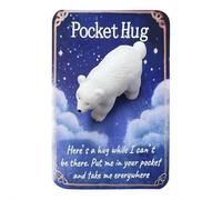 Animal Pocket Hug Gifts, Resin Animals Token with Mini Pocket Hug Greeting Cards, Cute Turtle Encouragement, Bulk Little Emotional Support for Kids & Adults Christmas Anniversary Valentines Birthday