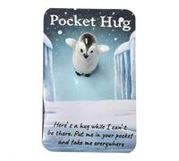 Animal Pocket Hug Gifts, Resin Animals Token with Mini Pocket Hug Greeting Cards, Cute Turtle Encouragement, Bulk Little Emotional Support for Kids & Adults Christmas Anniversary Valentines Birthday