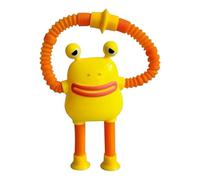 Animal Pop Tubes Fidget Toys, Frog Telescopic Suction Cup Sensory Toy for Educational and Fun Pop Tubes for Boys and Girls, Stress Relief Play