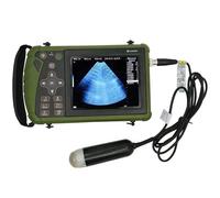 Animal Portable Veterinary B-Ultrasound Scanner Machine, Veterinary Pregnancy Diagnostic B-Ultrasound Scanner for Farm Animals Pregnancy with 3.5 Mhz Convex Probe for Livestock and Pet Inspection