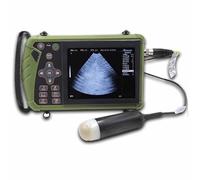 Animal Portable Veterinary Ultrasound Scanner machine Veterinary Pregnancy Diagnostic Scanner for Farm Animals Pregnancy with 3.5 Mhz Convex Probe for Livestock and Pet Inspection(Convex Array Probe)