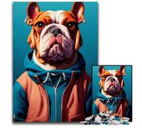 Animal Portrait Dog Jigsaws 1000 Pieces for Adults Challenging Puzzles DIY Decoration Brain Challenge for Adult Family 1000 PCS(38x26cm)