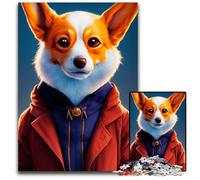 Animal Portrait Fox Jigsaw Puzzles for Adults 1000 Piece Wooden Jigsaw Puzzles Ideal for Teenagers & Collectors Travel Gift Family Activity 1000 PCS(75x50cm)