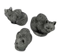 Animal Pot Feet - Cat Planter Feet - Cat Mice Bunny Squirrel Pot Feet for Outdoor Planter, Pot Feet Planter Risers, Animals Pot Feet