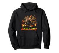 Animal Power Energy Runner Motion Graphic Design Pullover Hoodie