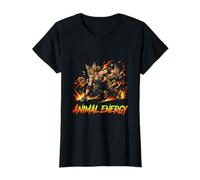 Animal Power Energy Runner Motion Graphic Design T-Shirt