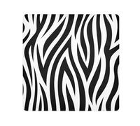 animal print black white Magic Make Up Bag Pouchs Cloth Organizer Wrap Camera Lens Cloth Wrapper For Toiletries Size 21.7x21.7in