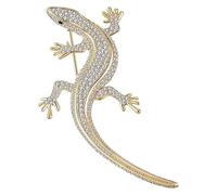 Animal Print Brooch,crystal rhinestone lizard brooch salamander pin badge gecko cute vintage jewelry tone brooches pins Made in China(A)