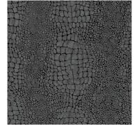 Charcoal Grey Animal Print Textured Wallpaper Blown Vinyl Paste The Wall
