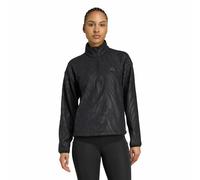 Animal Print Half-Zip Fleece Black