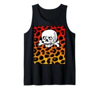 Animal Print Medieval Skull Tank Top