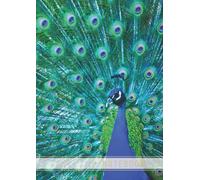 Animal Print Notebook / Journal / A4 - Peacock Print: A beautiful Christmas, Birthday or Mother´s Day gift