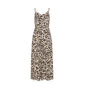 Animal Print Open Back Dress - female - ICHI - Maxi Dresses - Multicolor - M - Dresses M