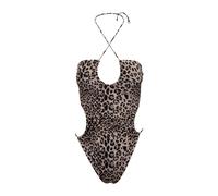 Animal Print Swimsuit with Removable Padding - female - Me-Fui - Swimsuits - Multicolor - M - Swimwear M