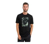 Animal Print T-shirt Orange Line, male, Hugo, T-Shirts, Black, S, Tops S