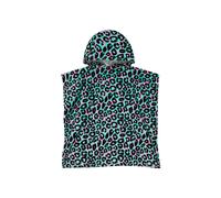 Animal Print Towel Poncho Harry Bear Pink One Size