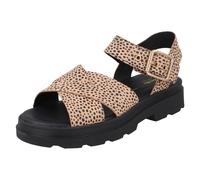(Animal Print, UK 5) Ladies Clarks Buckle Fastening Sandals - Orinoco 3 Cross