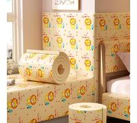 Animal Prints Anti Collision Wall Padding for Kids With Autism - 3D Wall Stickers Decor - DIY Decorative Upholstered Wall Panels, Peel and Stick Headboard for Nursery Playroom Wall(K,60x200 cm)