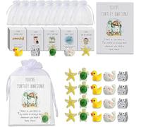 Animal Pun Note Cards Daily Inspirational Cards Funny Resin Ducks Stars Whales Turtles Owls for Colleagues Friends Family Express Gratitude