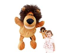 Animal Puppet Ensemble - Lively Plush Menagerie Toy, Soft Cartoon Creature Handpiece, Fabric Character Figurine, Gentle Textured Wildlife Plaything | Vibrant Interactive Companion For F