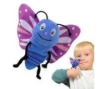 Animal Puppet Realistic - Soft Ant Puppet, Puppets Suitable For Kids | Finger Puppets Set, Hand Cute Ladybug Toys Plush Story Toys For Role Play Nursery Rhyme Easter Party Favors