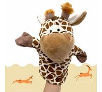 Animal Puppet, Soft Cotton Plush Hand Toy for Interactive Play, Educational Storytelling Role-Play for Preschool Learning and Creative Imagination Activities