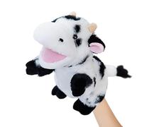 Animal Puppet, Soft Plush Toy, Cute Interactive Hand Puppet with Open Mouth for Storytelling Imagination Games and Early Skill Development, Lightweight Design Engages Family Classroom Playtime