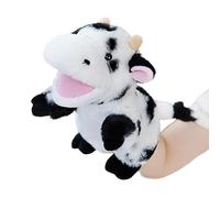 Animal Puppets - 25cm Soft Interactive Plush, Cute Open Mouth Puppet, Flexible Hand Toy, Adorable Storytelling Doll | Engaging Pretend Play Companion For Children Boys Girls Family Friends Classroom C