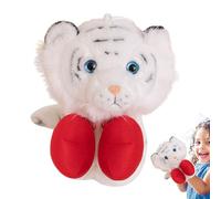 Animal Puppets | Simulated Stuffed Animal - Boxing Puppet Toys with Retractable Arm for Kids Ages 3+ Role Play Classroom Home Birthday Christmas