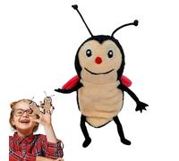 Animal Puppets - Soft Storytelling Bee Set, Caterpillar Hand Puppet, Plush Ladybug Character Collection, Engaging Early Learning Interaction Pieces, Gentle Grip Stuffed Finger Puppet Set | creati
