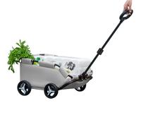 Animal Push - Portable Kitten Stroller, Four Wheel, Easy Folding Caddy | Zippered Storage Cup Console Frame, Breathable Safety Enclosure Dogs Cats Riding Leisure Travel Transport Use