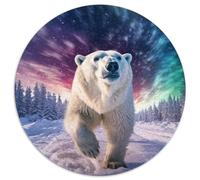 Animal Puzzle 1000 Piece Jigsaw Circular Jigsaws Adults Kids Puzzles Puzzling Fun Creative Challenge Games Home Decoration 1000pcs (67.5x67.5cm)