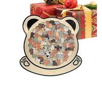 Animal Puzzles - Jigsaw Device, Wooden Colored Matching Component For Cognitive Fun, Learning Instrument For Adult, Youth, Elderly Friend And Preschooler Development