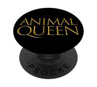Animal Queen Zoo Keeper Dog Walkers Animal Sanctuary Moms PopSockets Adhesive PopGrip