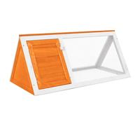 Animal Rabbit Cage Wood Bunny Run Hutch Pet Shelter House Multi Colours vidaXL
